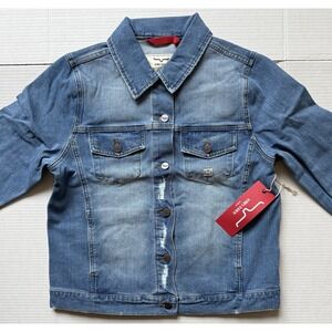 KIMES RANCH - Women's WINSLOW Destroyed Wash Jean Jacket - XX-Large - 2XL - NWT